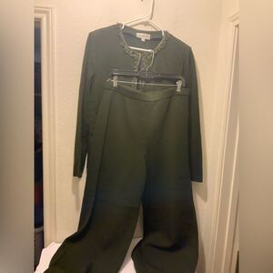 St John Knit Collection Green Cardigan  size 14